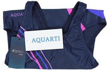 Aquarti Badeanzug Mädchen Badeanzug Chlorresistent Schwimmanzug Muscleback Wettkampf