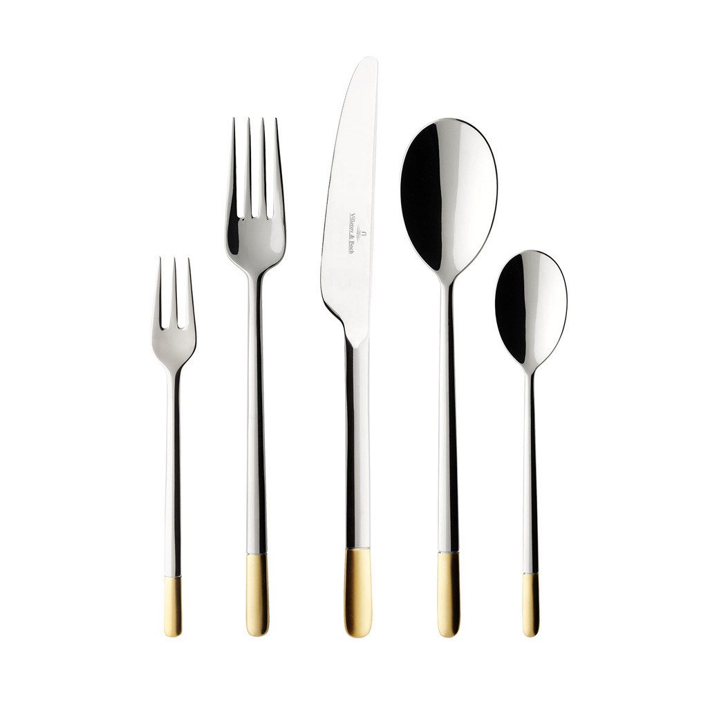 Villeroy & Boch Besteck-Set Ella Tafelbesteck 30er Set (30-tlg), Edelstahl, Spülmaschinenfest