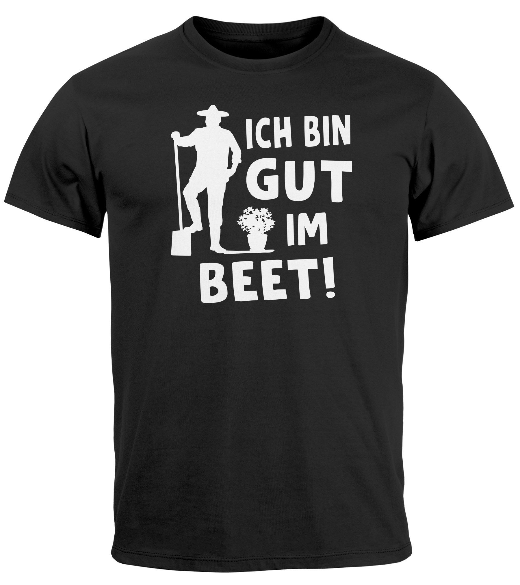 MoonWorks Print-Shirt Herren T-Shirt Ich bin günstig online kaufen