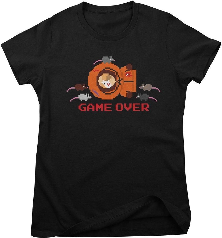 South Park T-Shirt Kenny - Game Over 8-Bit Girly Tee
