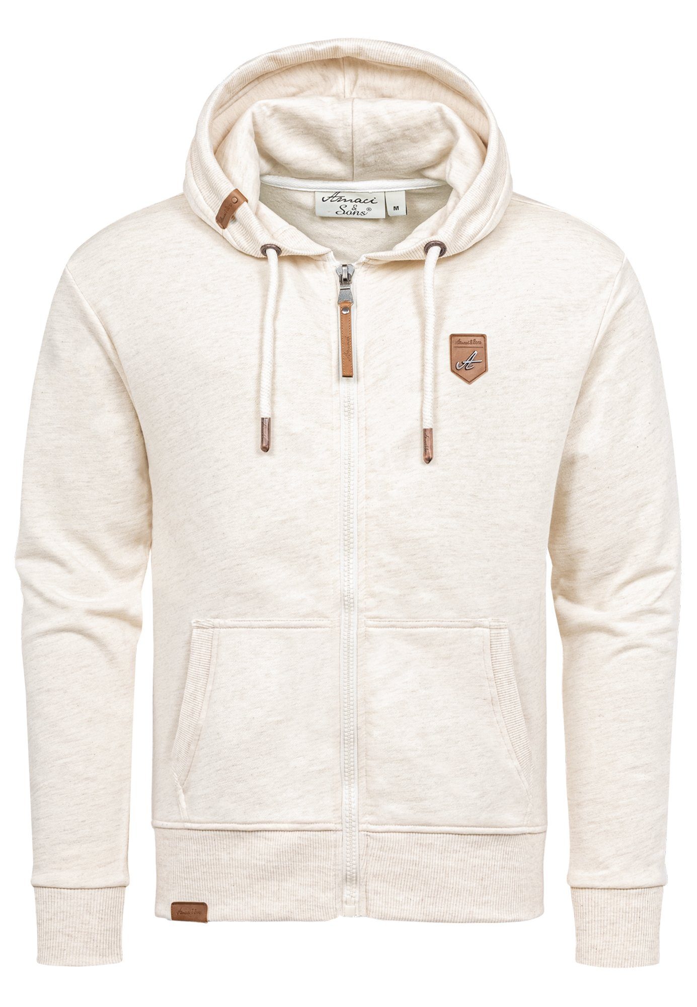 Amaci&Sons Kapuzenpullover TARRANT Sweatjacke Herren Kapuzenpullover günstig online kaufen