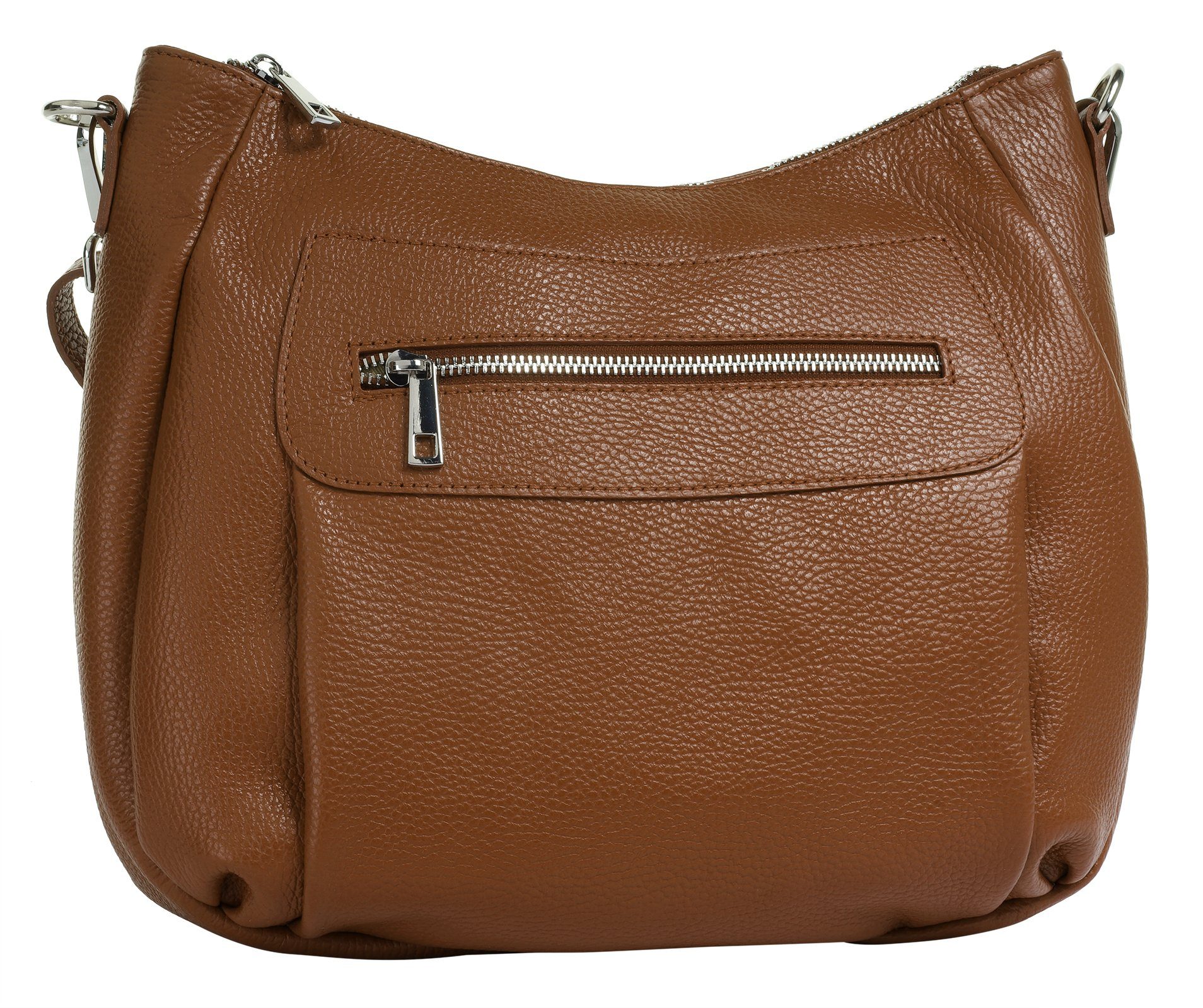 Samantha Look Umhängetasche SAMANTHA LOOK Damen echt Leder, Made in Italy, echt Leder, Made in Italy – Bild 3 von 5