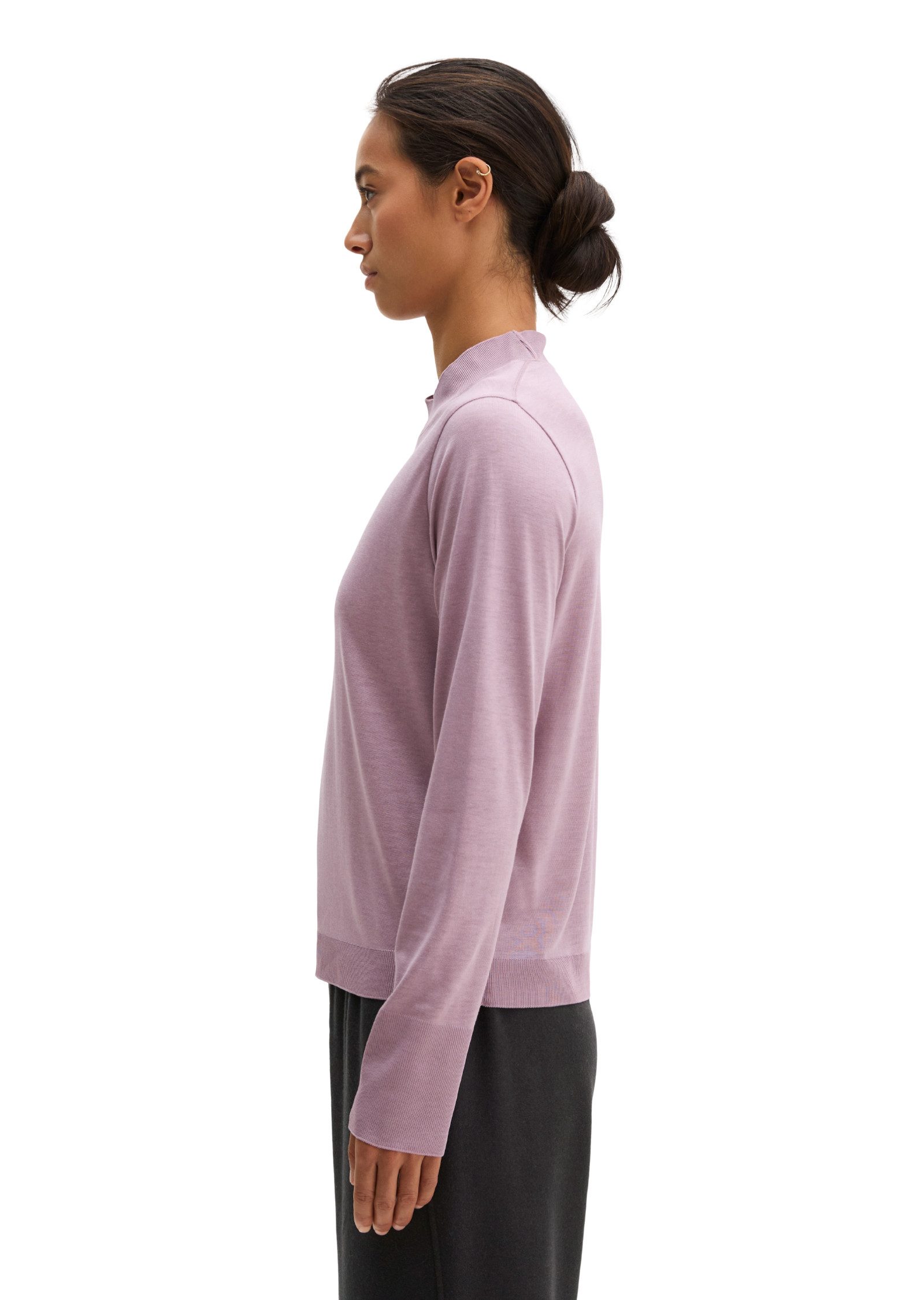 Marc O'Polo Langarmshirt aus TENCEL™ Lyocell-Baumwolle-Mix – Bild 2 von 5