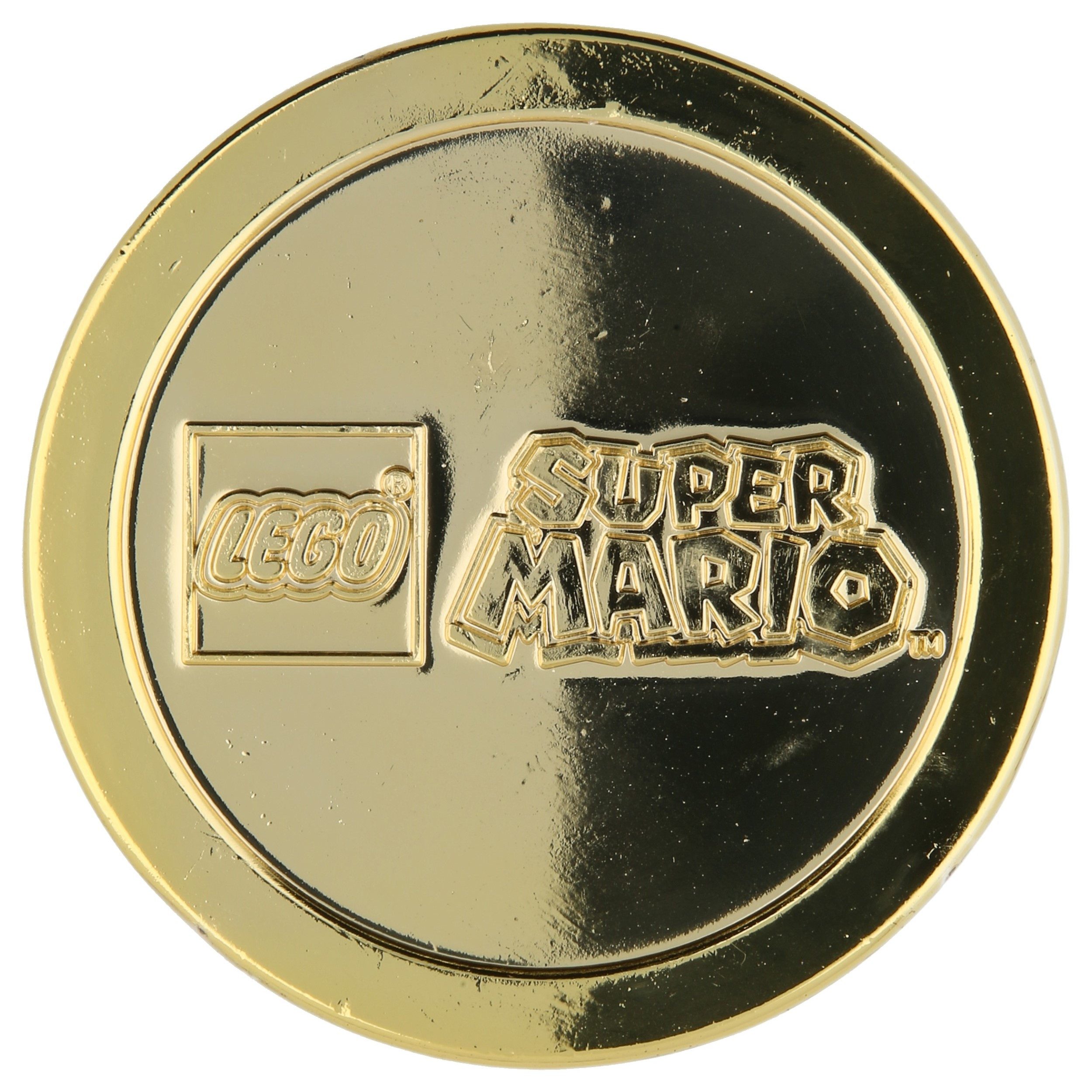 LEGO® Super Mario: goldene Sammelmünze (65mm) günstig online kaufen