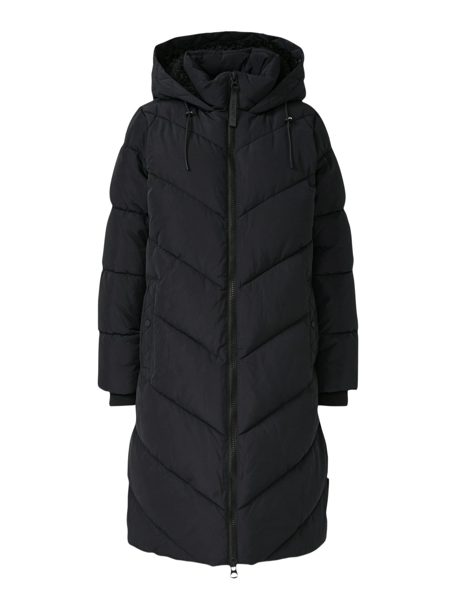 s.Oliver Wollmantel Outdoor,Polyester,Unifarben,Stehkragen,Lang,Regular Fit