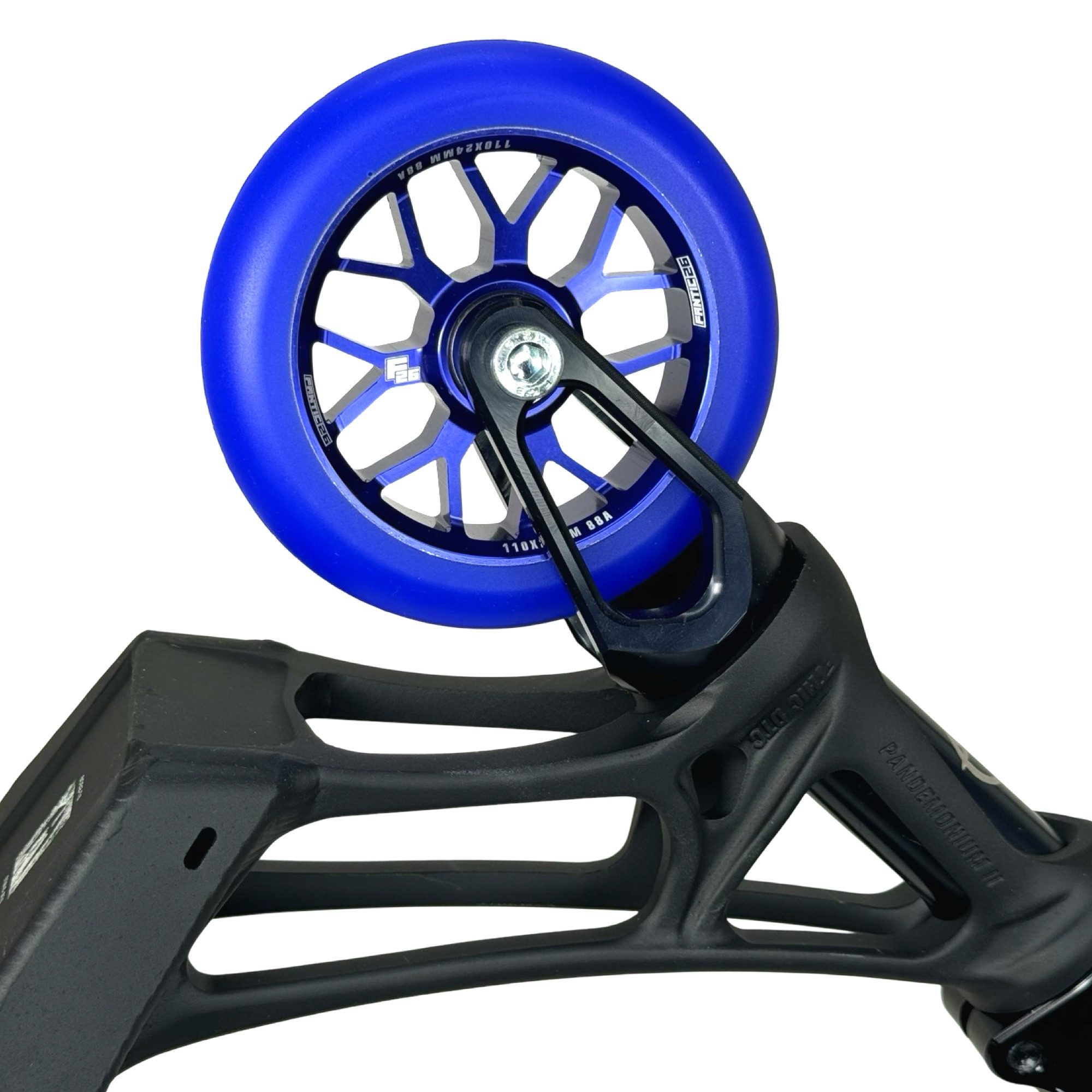 Fantic26 Stuntscooter Fantic26 Spy7 Stunt-Scooter Rolle 110mm Abec11 Blau /Pu Blau
