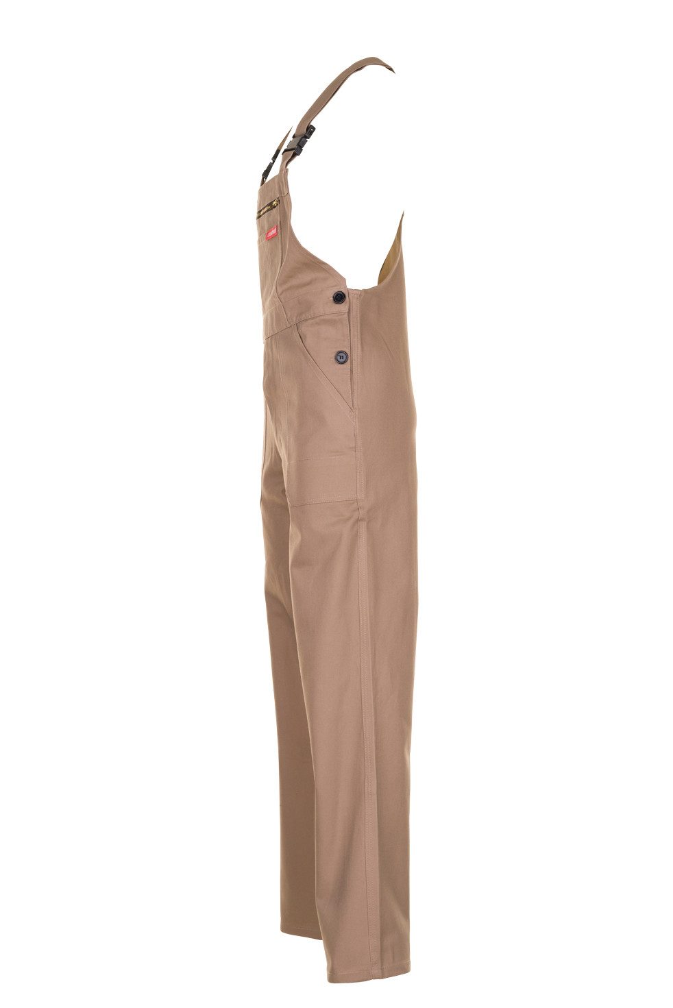 Planam Arbeitshose PLANAM Herren Latzhose BW-290 Brustlatztasche Reißfest Khaki