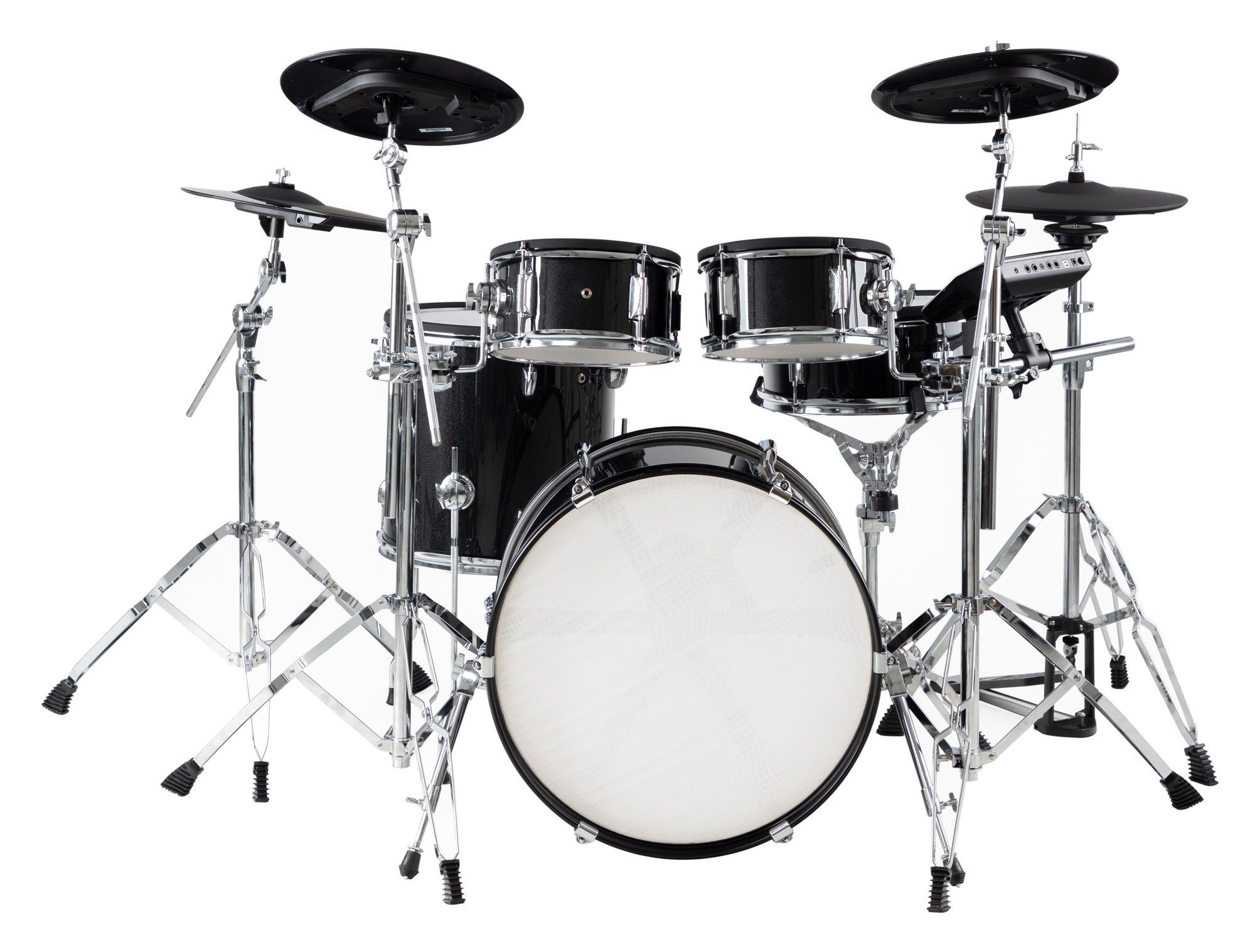 XDrum E-Drum DD-670 Mesh E-Drum Kit - mit echter HiHat und Holzkesseln, 11-St., 20" Kick-Pad, 720 Sounds und 20 User-Kits