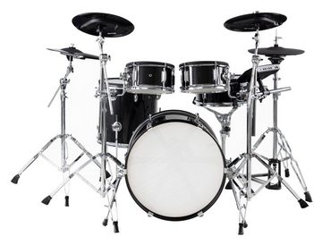 XDrum E-Drum DD-670 Mesh E-Drum Kit - mit echter HiHat und Holzkesseln, 15-St., inkl. Hocker, Monitor, Kopfhörer, Kabel und Sticks