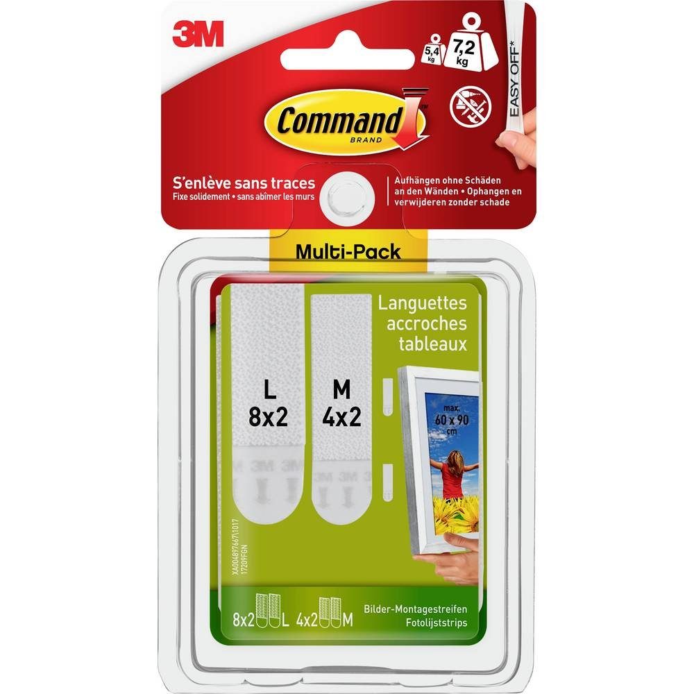 Klebehaken Command™ Bilder-Montage Strips M und L