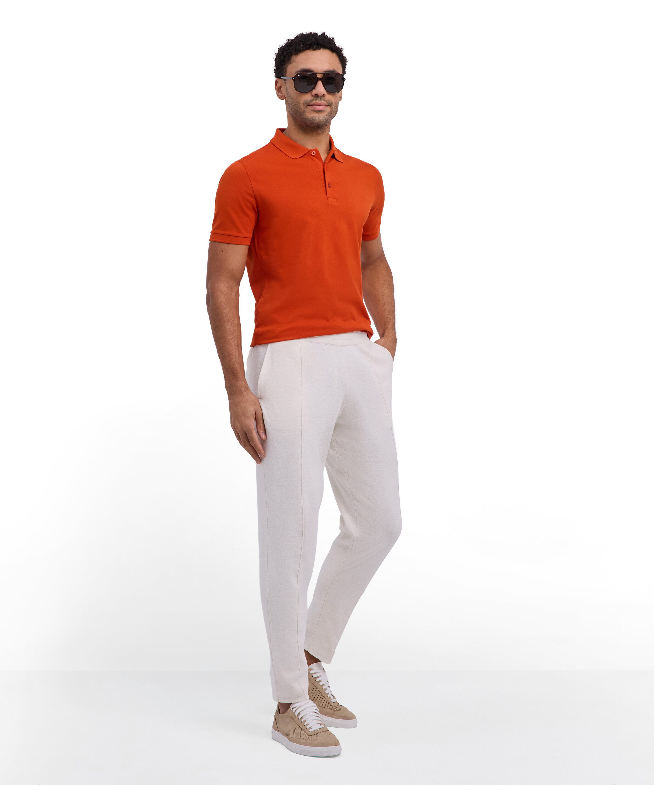FALKE Poloshirt Polo Shirt aus hochwertiger Pima-Baumwolle (1-tlg., 1) aus hochwertiger Pima-Baumwolle