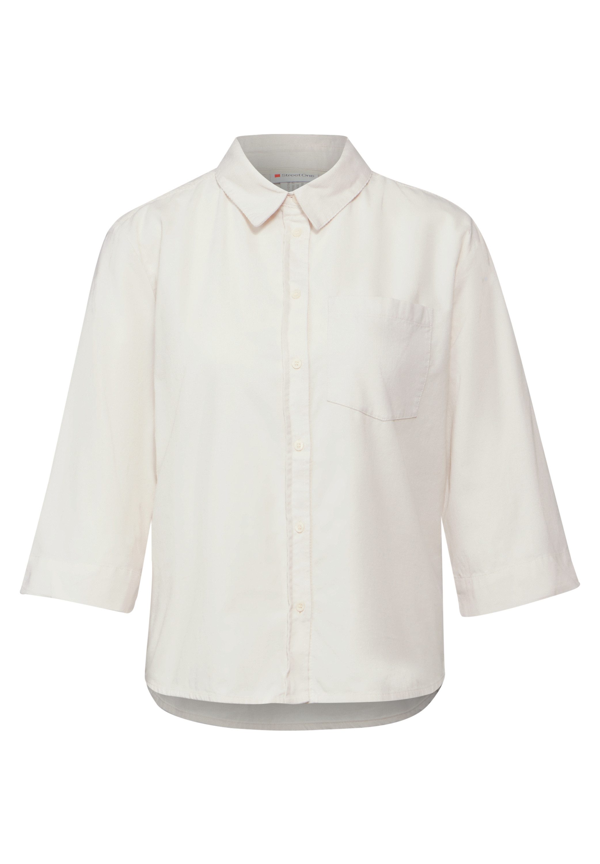 STREET ONE Hemdbluse mit 3/4 Ärmeln