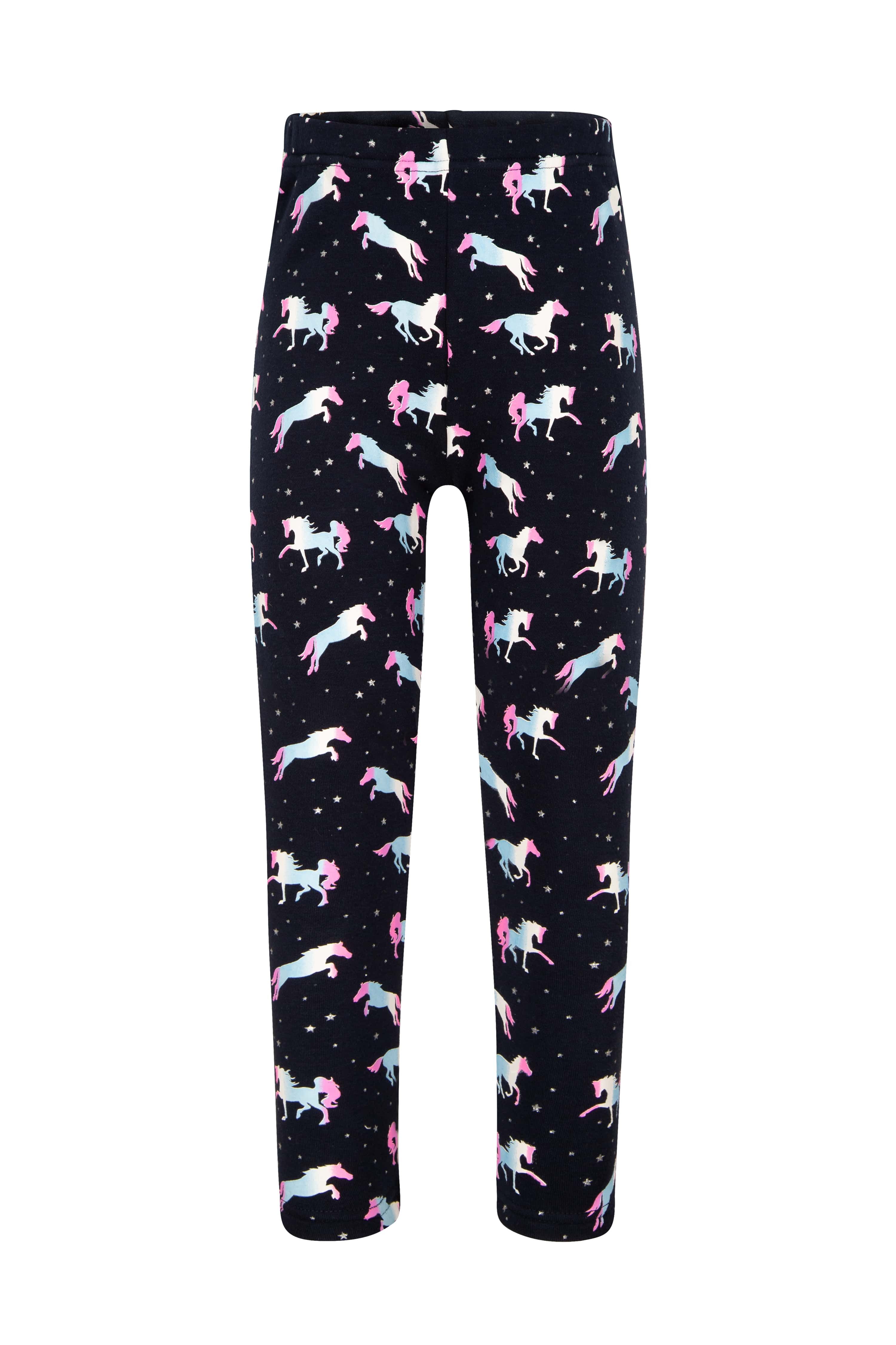 happy girls Strickleggings für kleine Pferde-Fans