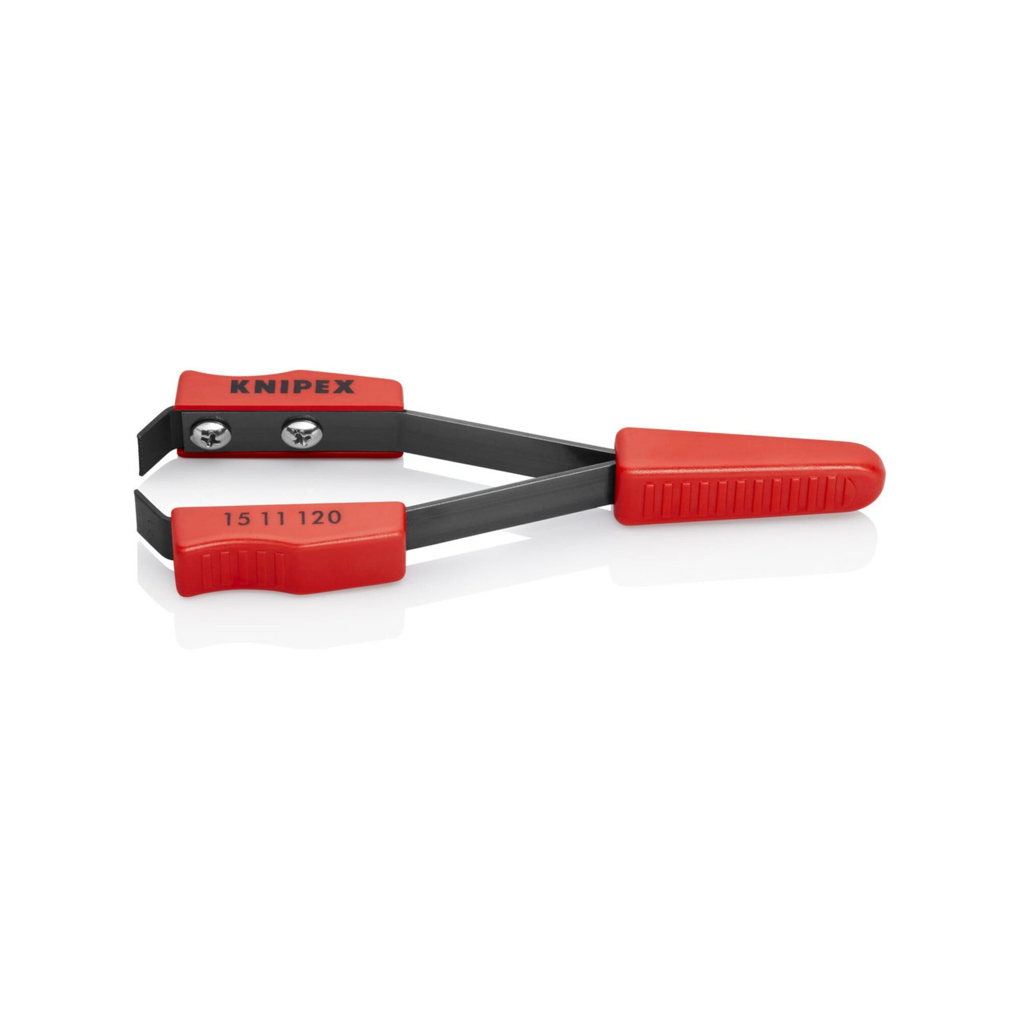 Knipex Pinzette KNIPEX 15 11 120 Lackabzieh-Pinzette mit Kunststoff-Hüllen 120 mm