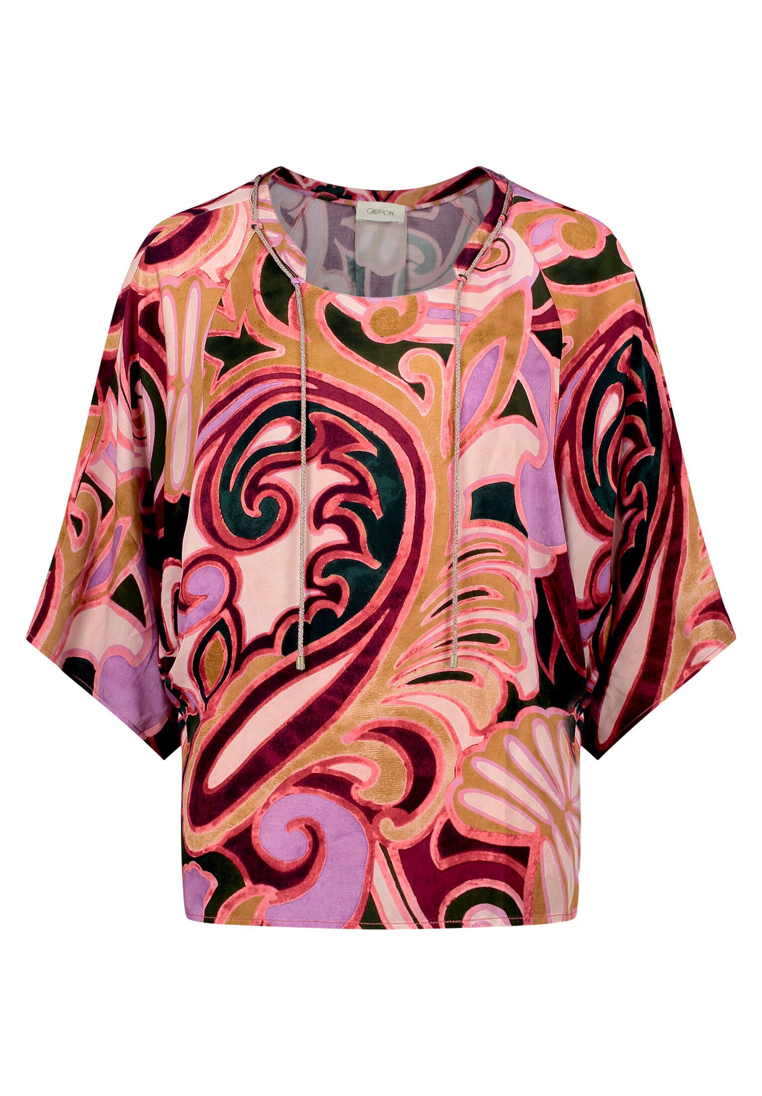 Cartoon Schlupfbluse Damen mit Muster