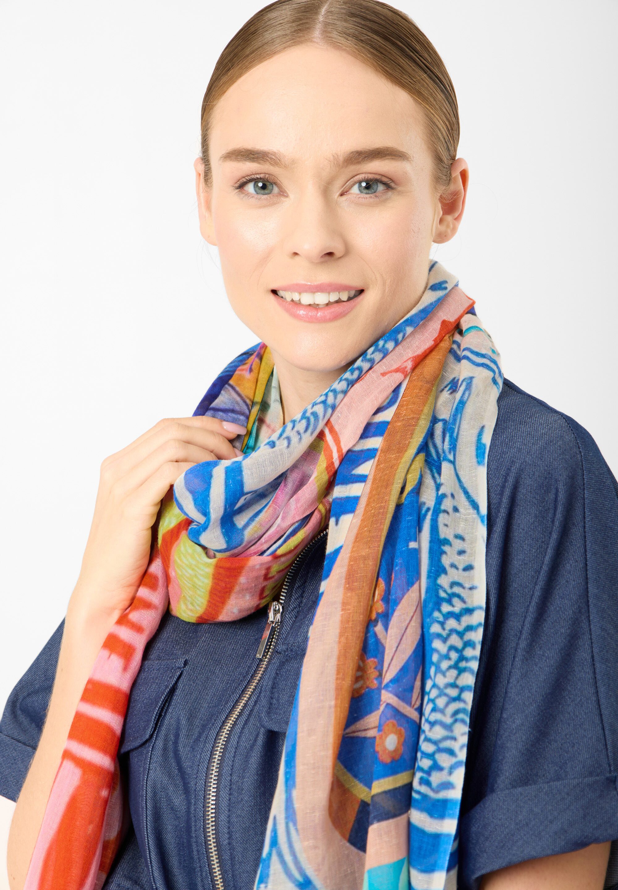 Codello Modeschal, (1-St), mit Sardinenmotiven