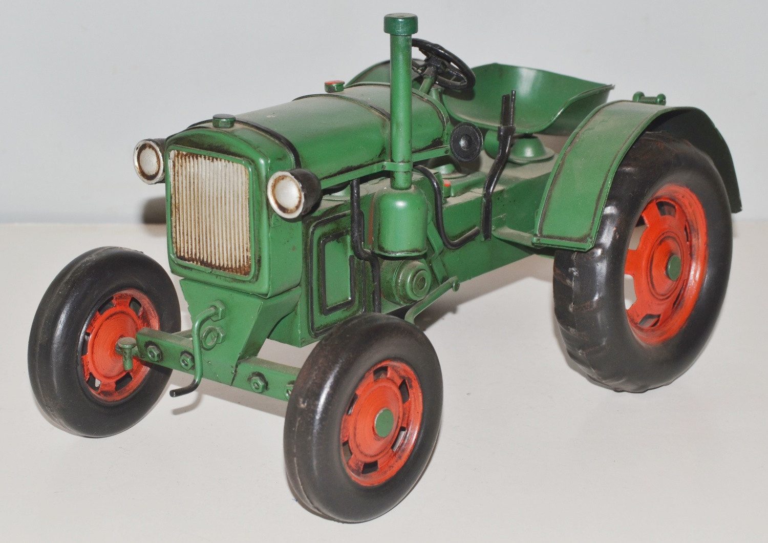 Modelltraktor Blechtraktor Modelltraktor Oldtimer Marke Deutz Traktor F1M414 L 28 cm