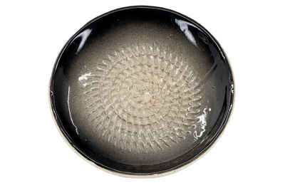 Kaladia Multireibe 812, Uni Schwarz, Keramik, Reibeteller Keramik einfarbig - Durchmesser ca. 12cm - Made in Spain