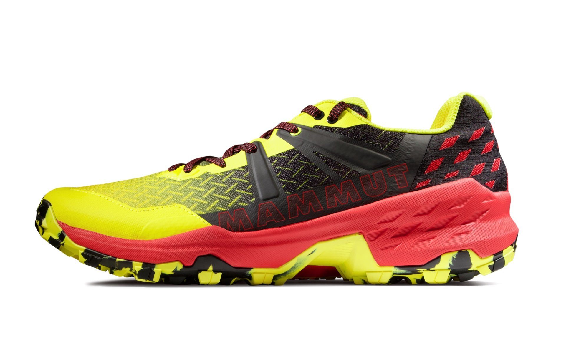 Mammut Trail-Laufschuhe Sertig II Low rot/gelb Herren Wanderschuh