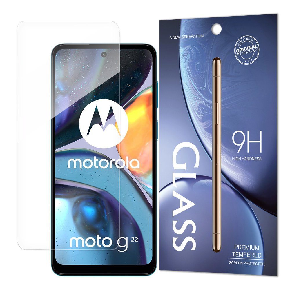 Displayschutzfolie Schutzglas 9H für MOTOROLA MOTO G22 Schutzfolie Passgenau Glas