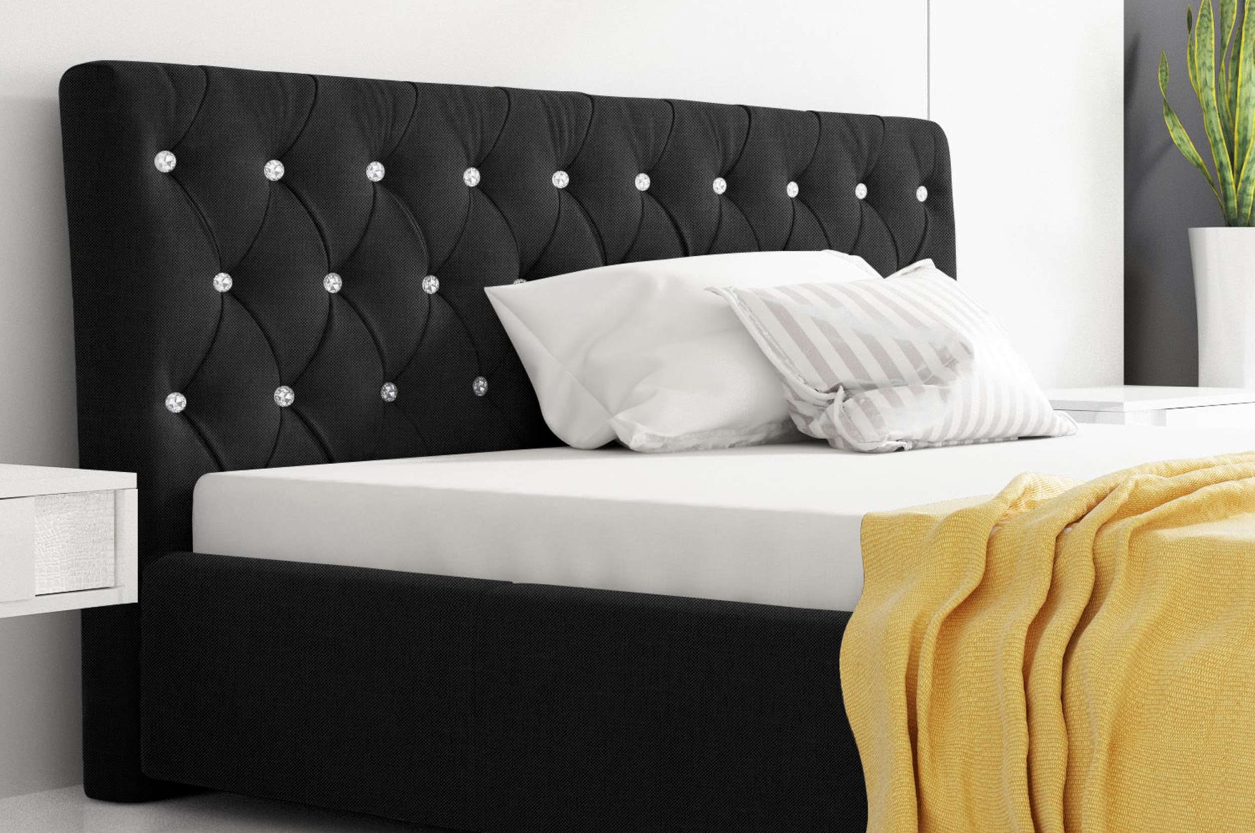 99rooms Polsterbett Kevin (Schlafzimmerbett, Bett), 120/140/160/180/200x200 günstig online kaufen