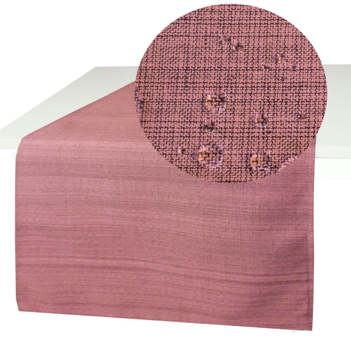 Tischdecke SAISON Outdoor Altrosa 40x140 Tischläufer günstig online kaufen