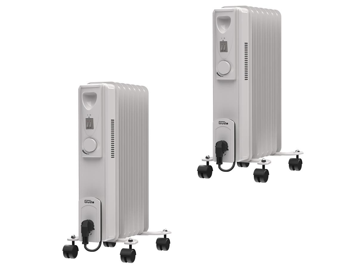 Güde Ölradiator 85194-01, 1500 W, 3 Heizstufen, 7 Rippen, mit Betriebskontrollleuchten
