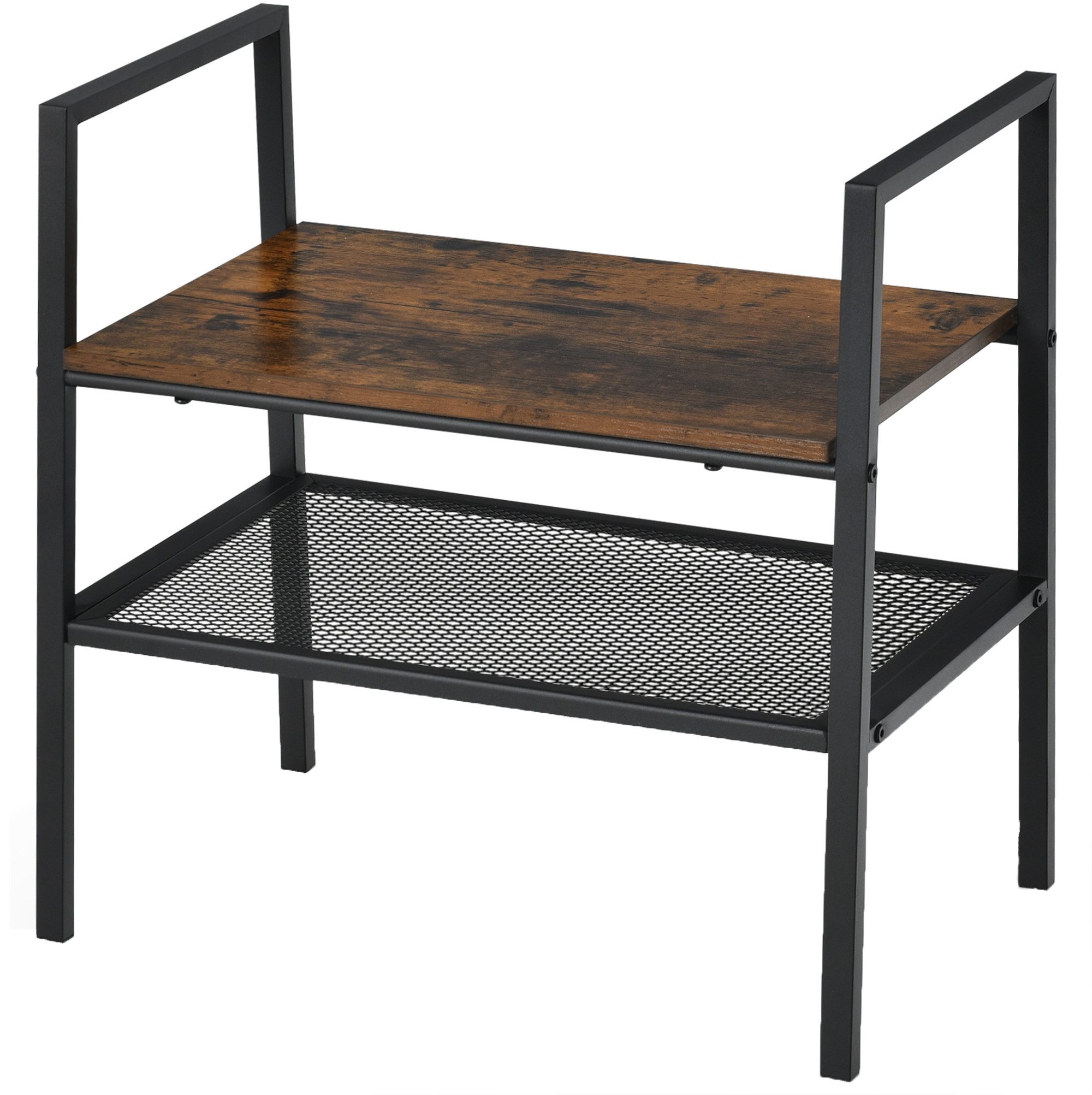 KOMFOTTEU Standregal mit 2 Ebenen, 1-tlg., günstig online kaufen