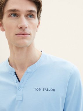 TOM TAILOR T-Shirt Langarmshirt mit Logo Print