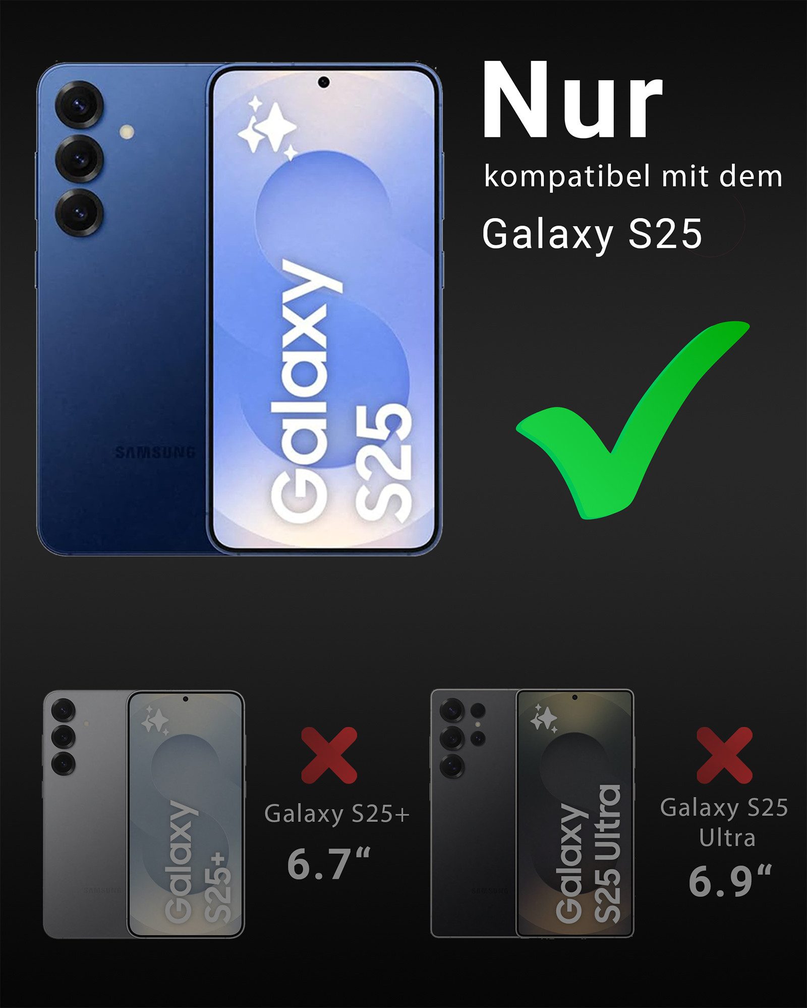 GreenHec Handyhülle Hülle Samsung S26 S25 S24 S23 S22 + Ultra FE MagSafe Case Magnet Black, Schwarz Cover Magnetische Schutz HandyHülle für Galaxy Ultra Plus EDGE