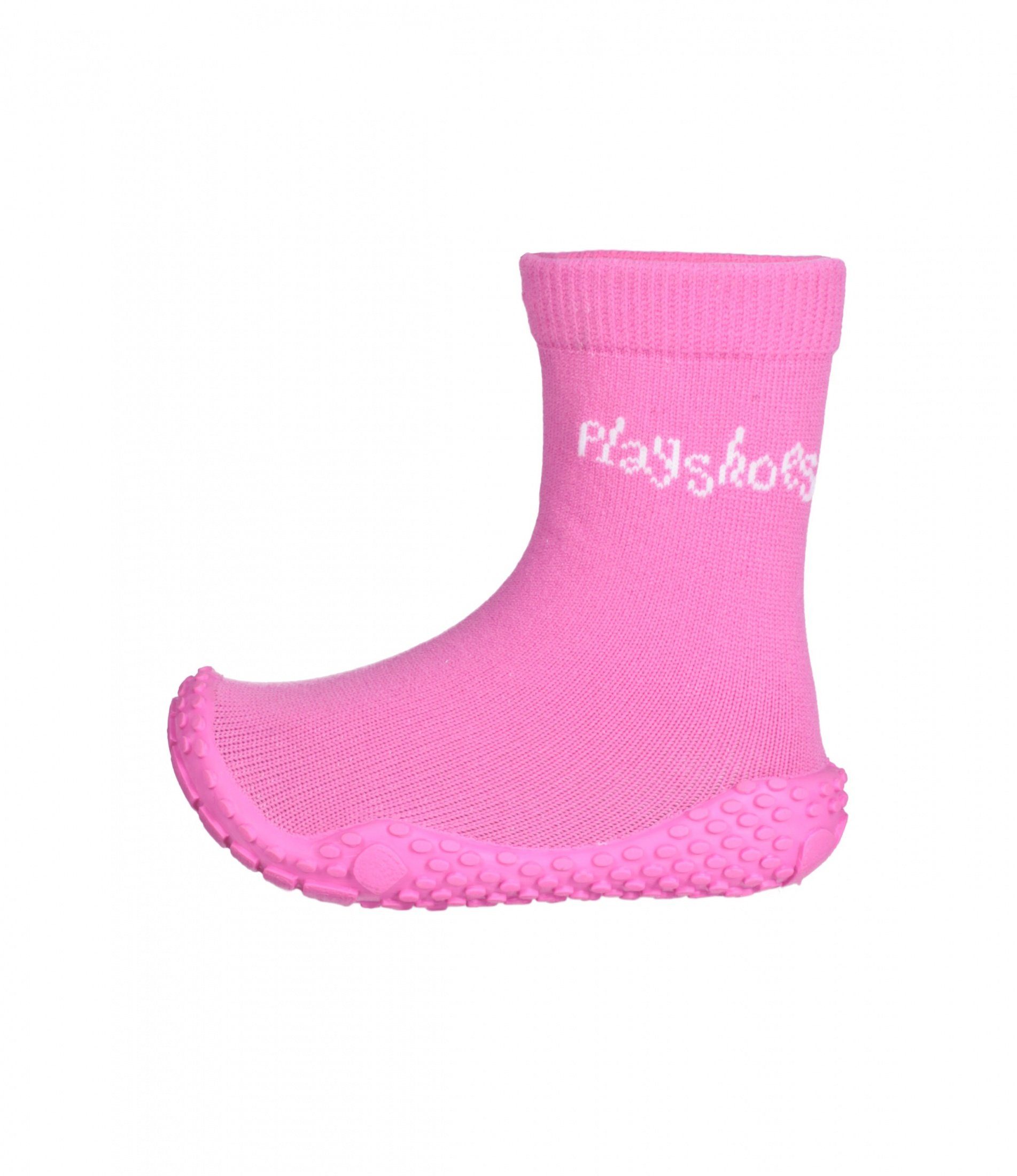 Playshoes Aqua-Socke pink Badeschuh uni