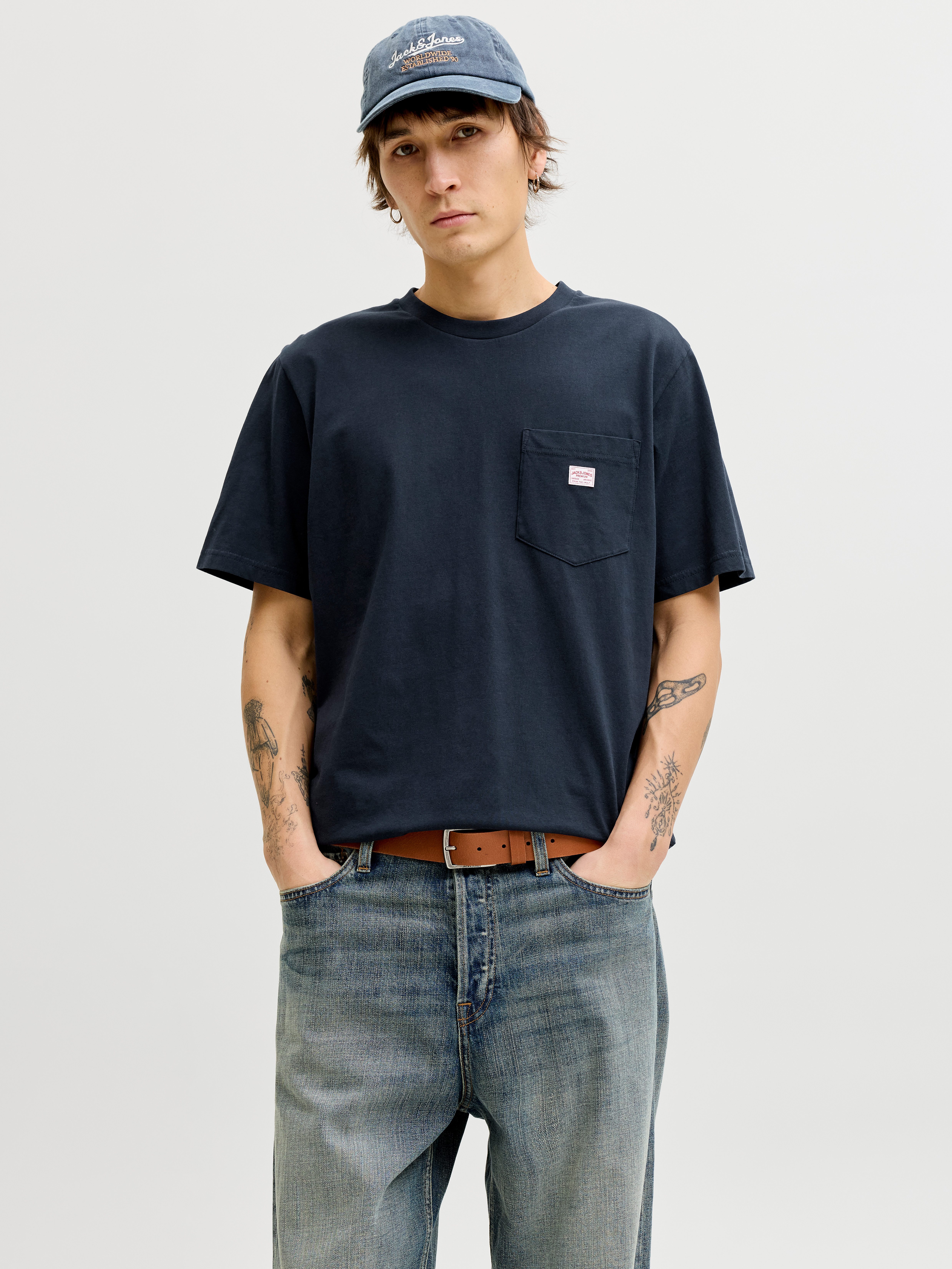 Jack & Jones Kurzarmshirt JPRBLUCALEB SS TEE SN günstig online kaufen