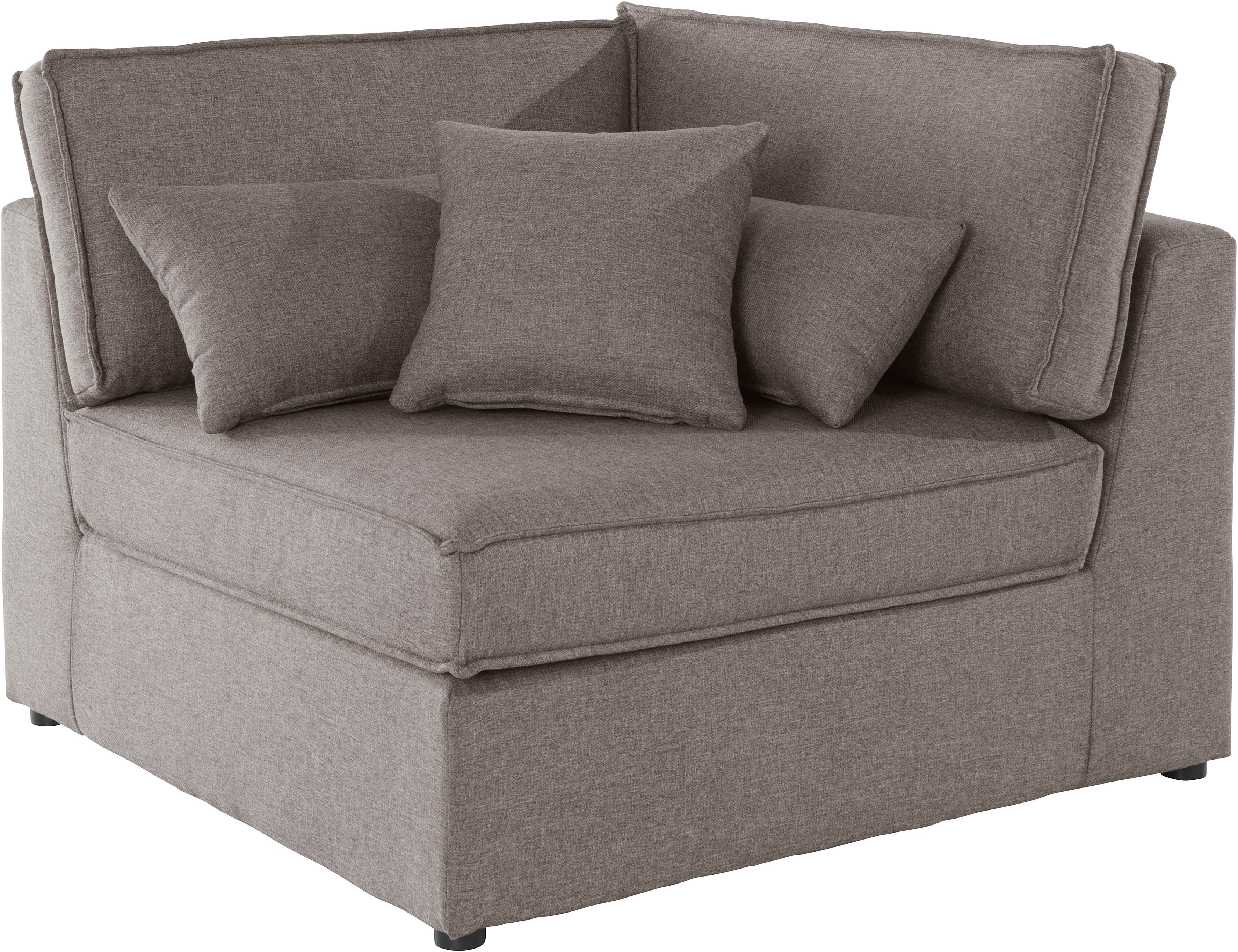 OTTO home Sofa-Eckelement Florid, Teil eines Modulsofas, fester Sitzkomfort, auch in Cord