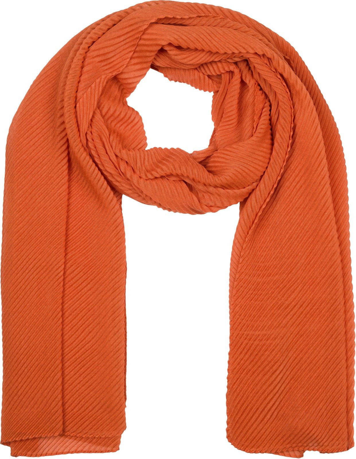 styleBREAKER Modeschal Gekreppter Unifarbener Schal, (1-St) günstig online kaufen