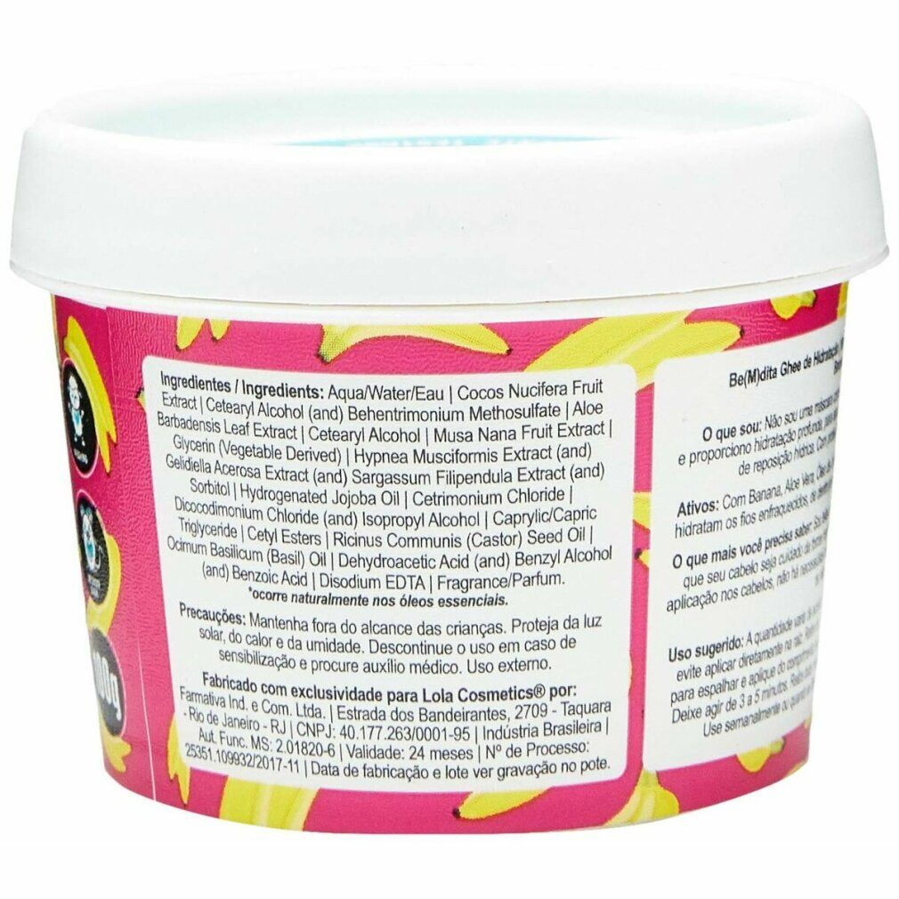 Lola Cosméticos Körperpflegemittel Lola Be(M)Dita Ghee Banane Hydratation Maske und Aloe Vera r