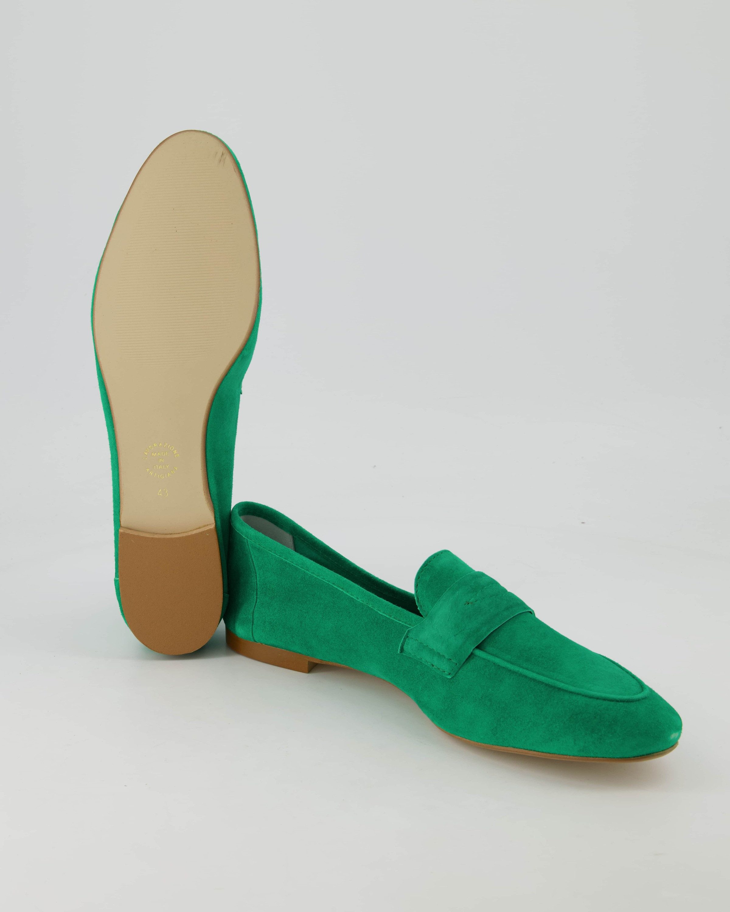 Terry Abete Slipper Obermaterial: Leder