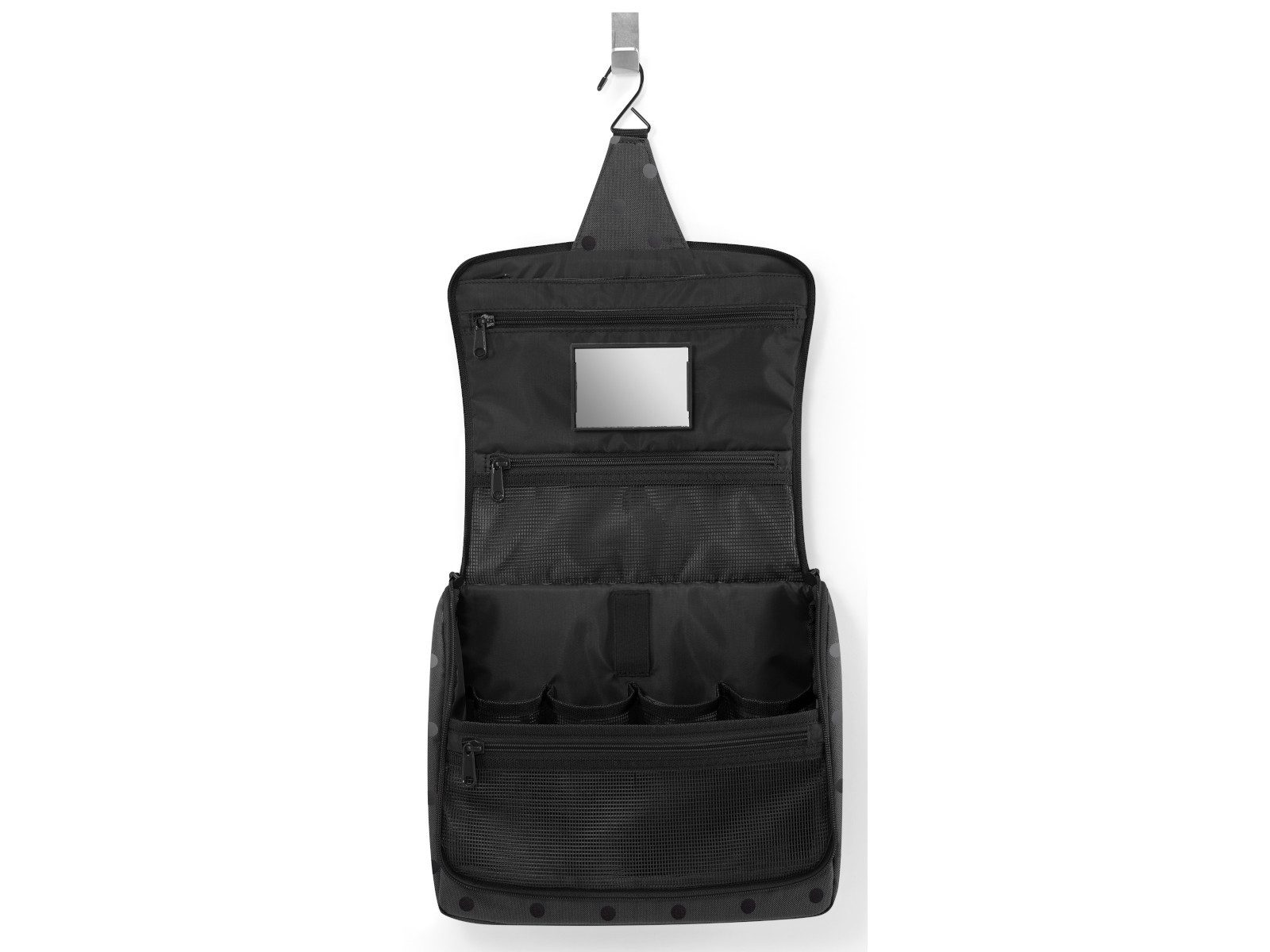 REISENTHEL® Einkaufsshopper toiletbag XL glossy dots black – Bild 3 von 5