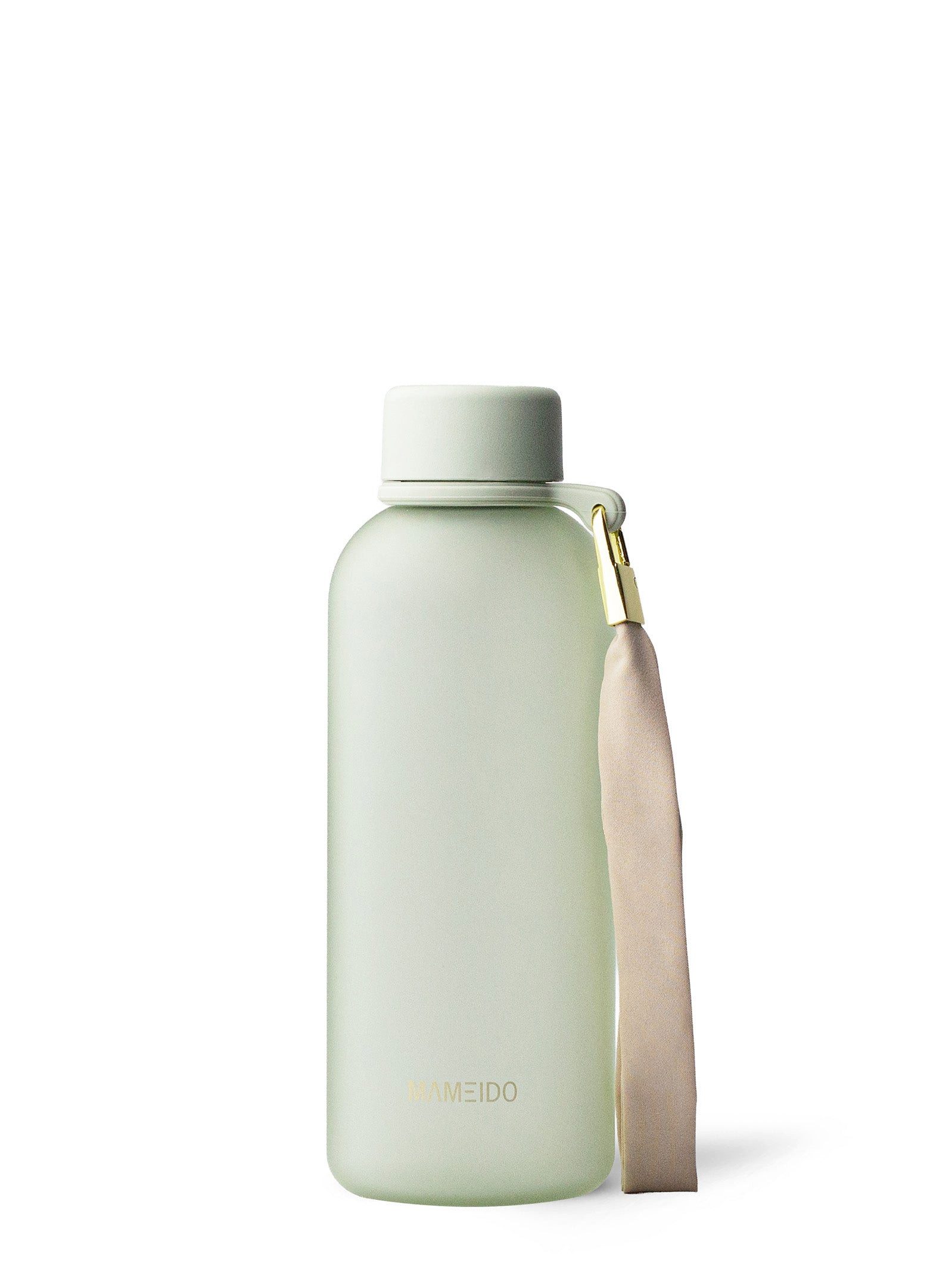 MAMEIDO Trinkflasche, auslaufsicher mit Zeitmarkierung & Handschlaufe in 600 ml, 1 l & 1,5 l