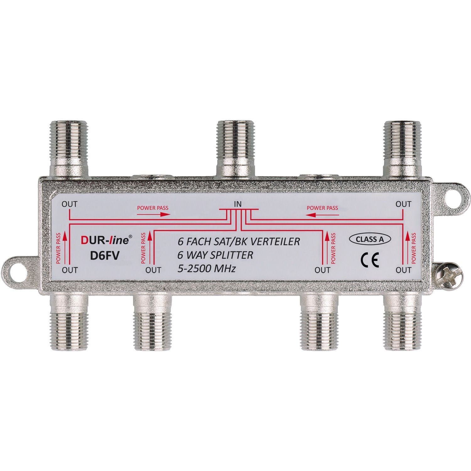 DUR-line DUR-line D6FV - SAT/BK-Verteiler SAT-Kabel