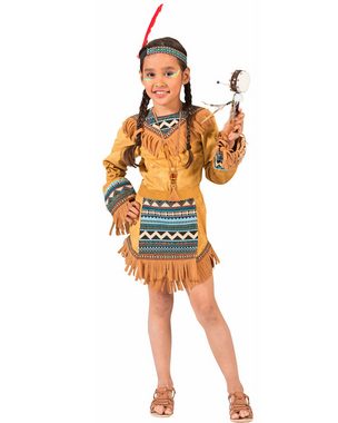 Funny Fashion Kostüm Stammes Prinzessin für Mädchen - Western Cowboy Party