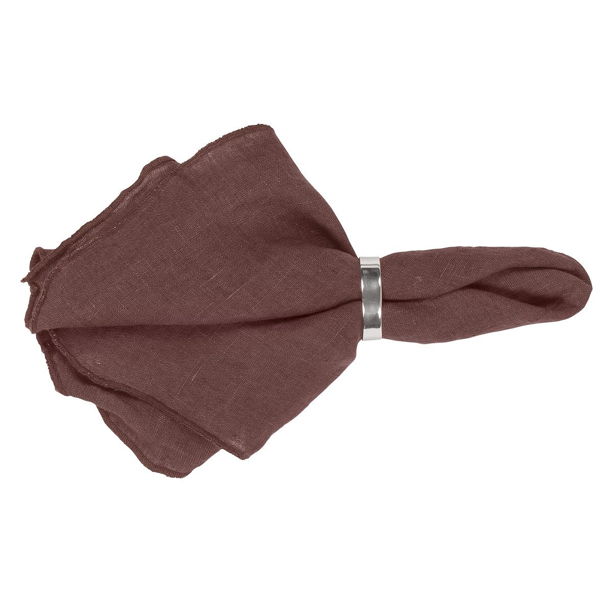 Broste Copenhagen Stoffserviette Serviette GRACIE Eco Friendly Linen aubergine, Gracie Serviette