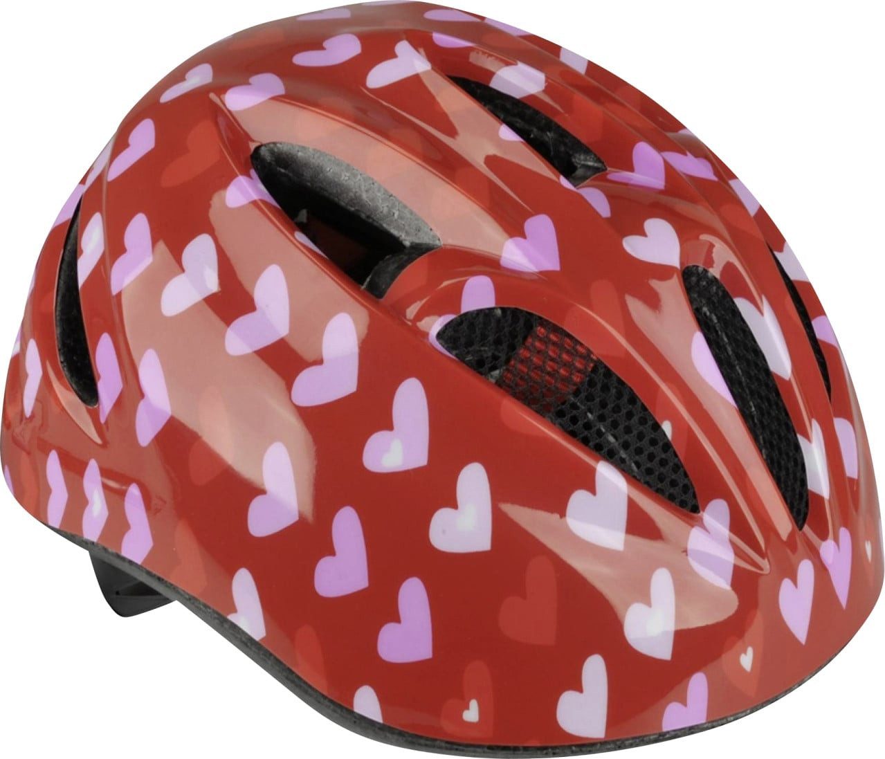 Kinderfahrradhelm Fischer Fahrradhelm Kinder Herz XS/S rot mit
