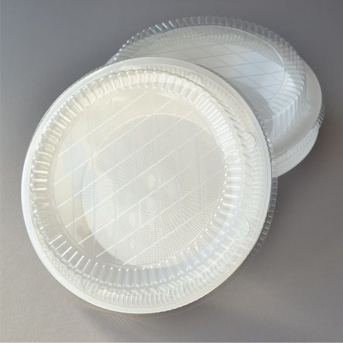 Hoch-Deckel laminiert, rund, 600 mm), Lunchbox B3 Salatteller Teller Salatbox B3 mit Stück (225 Schale Thermoschüssel Einwegschale