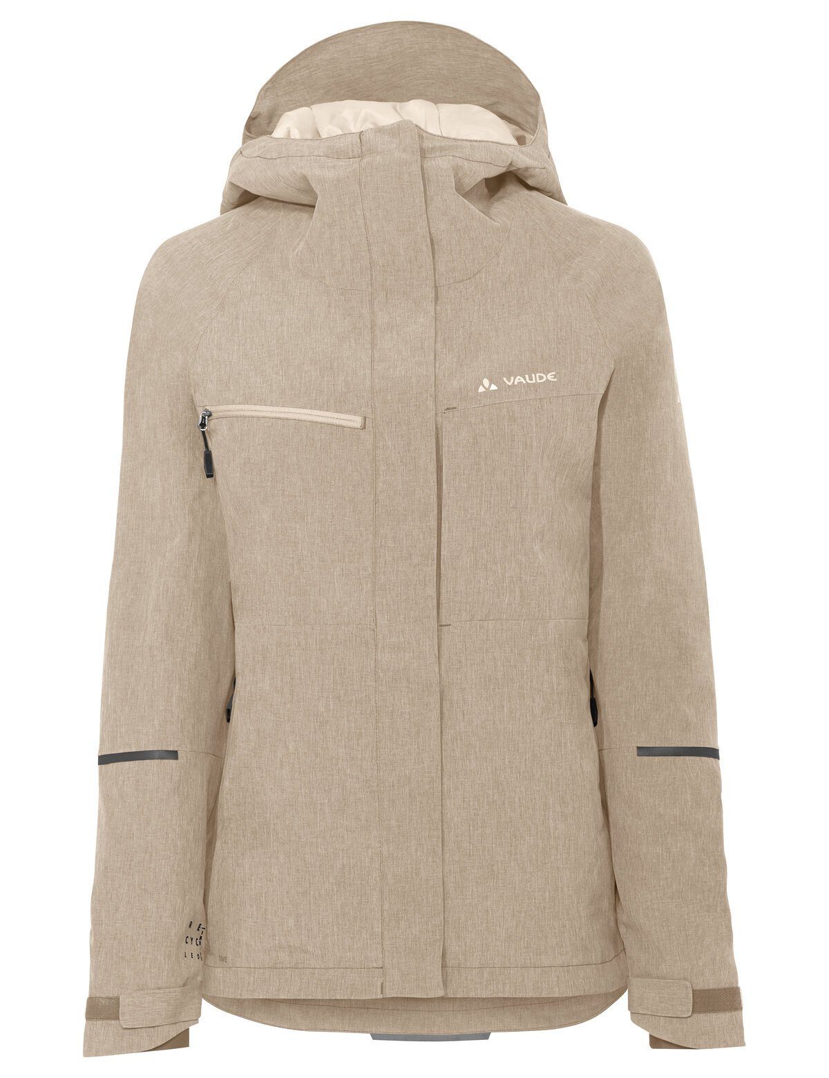 VAUDE Outdoorjacke Women's Yaras Warm Rain Jacket (1-St) Klimaneutral kompensiert linen