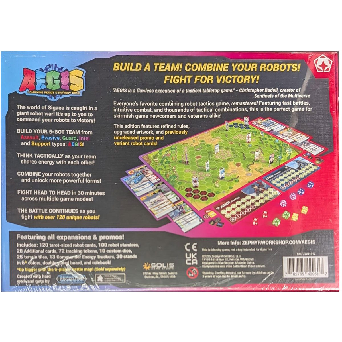 Zephyr Workshop Spiel AEGIS Combining Robots: First Ignition (EN) - Reprint Edition