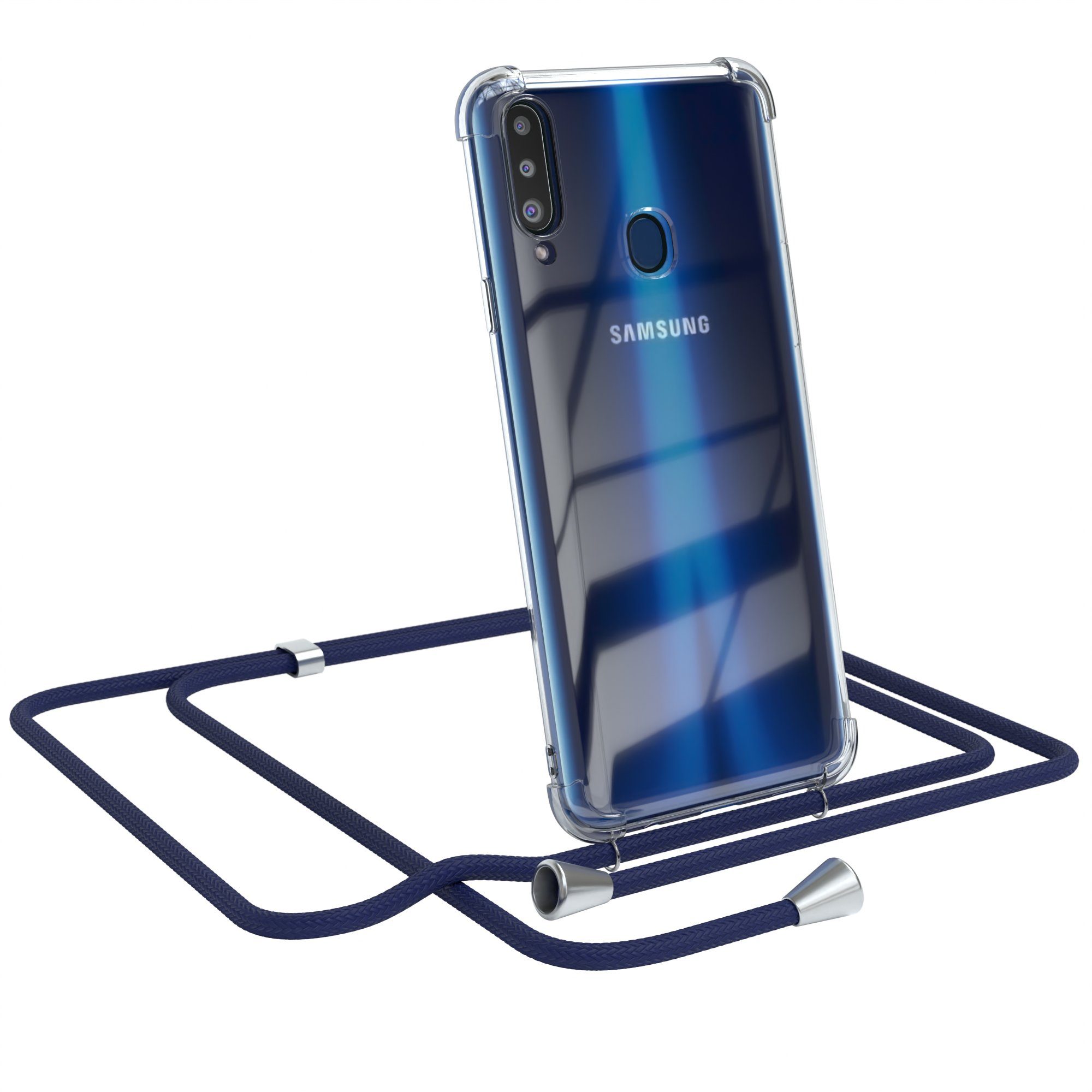 Handykette Hülle mit Kette für Samsung Galaxy A20s