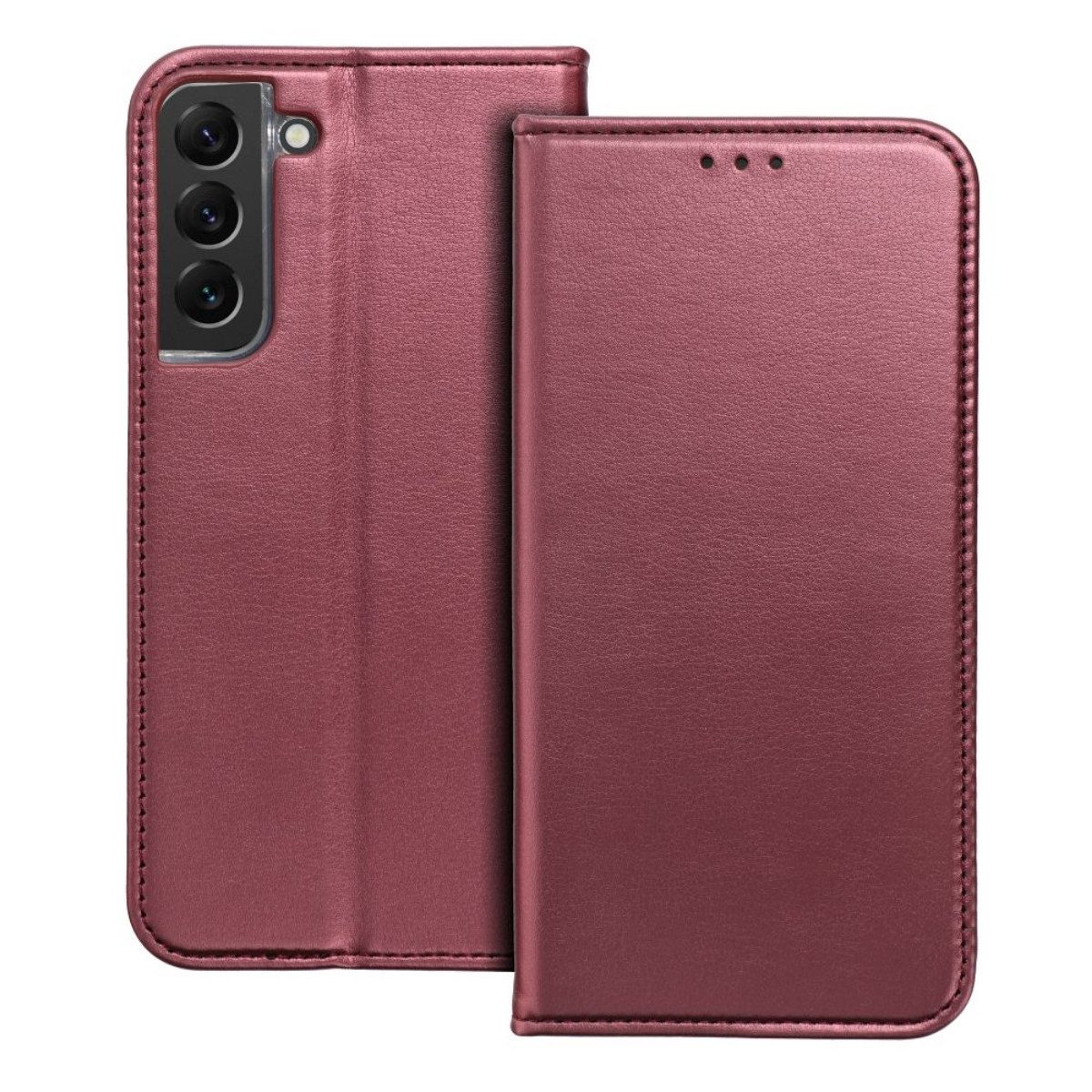 COFI 1453 Handyhülle Smart Magneto Holster Bookcover für Samsung A57 Bordeaux Schutzcase 6,6 Zoll, Holster-Bookcover mit Magnetklappe und Kartensteckfach