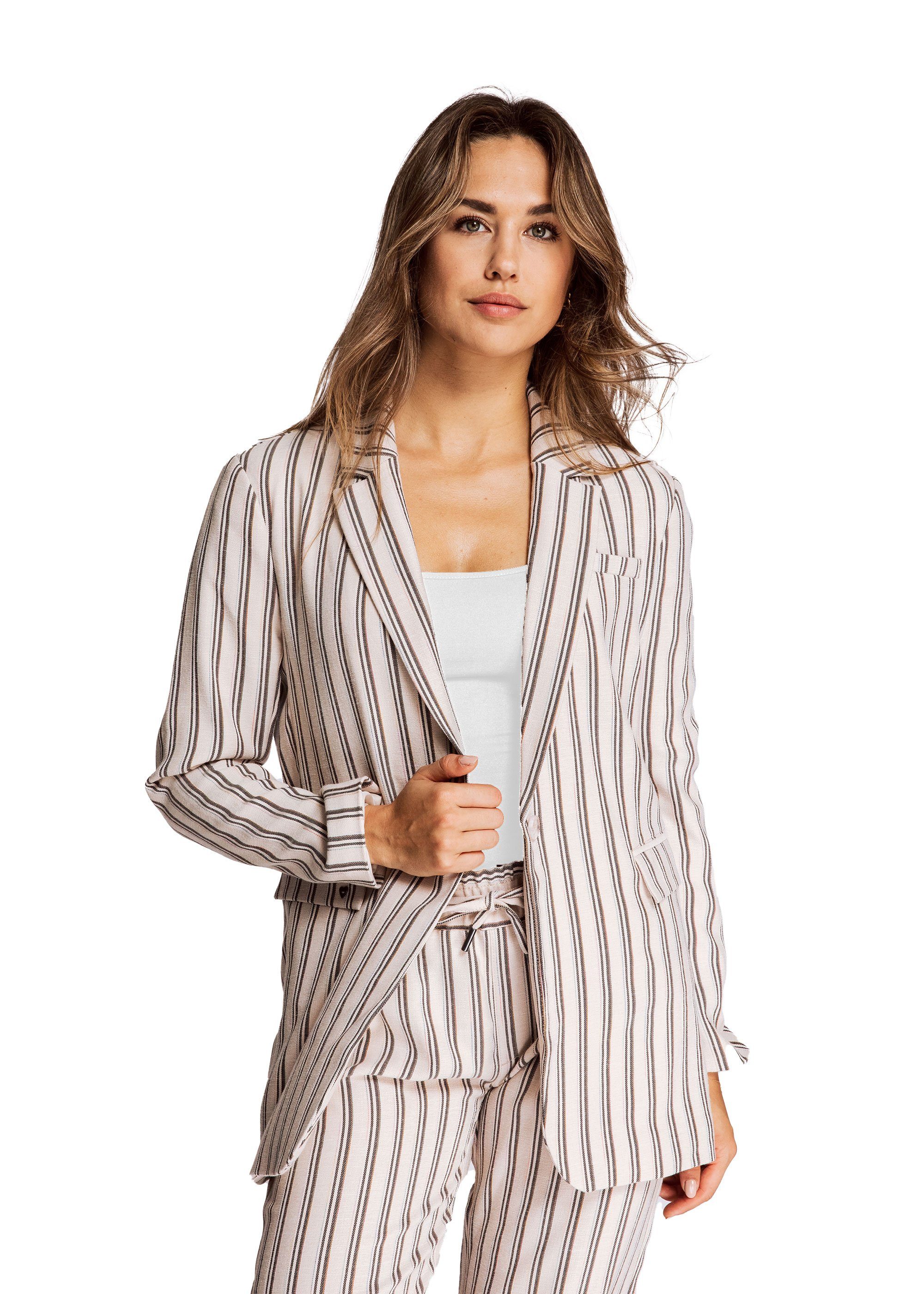 Zhrill Jackenblazer Blazer ELLIE Beige angenehmer günstig online kaufen
