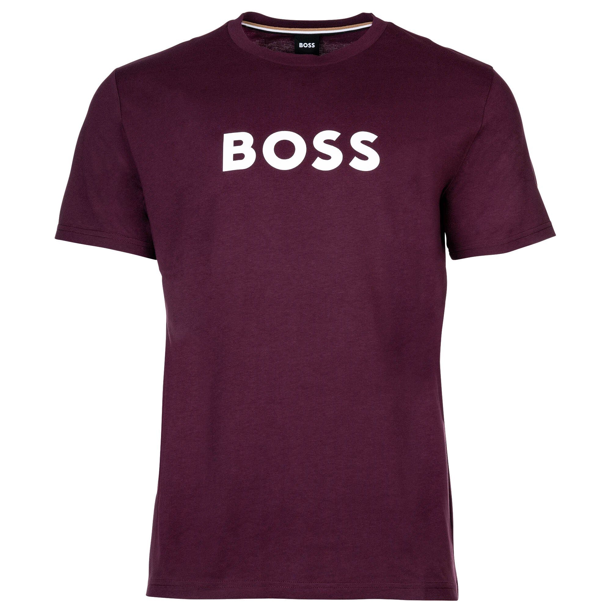BOSS T-Shirt Herren T-Shirt - T-Shirt RN, Rundhals, Kurzarm Lila | T-Shirts