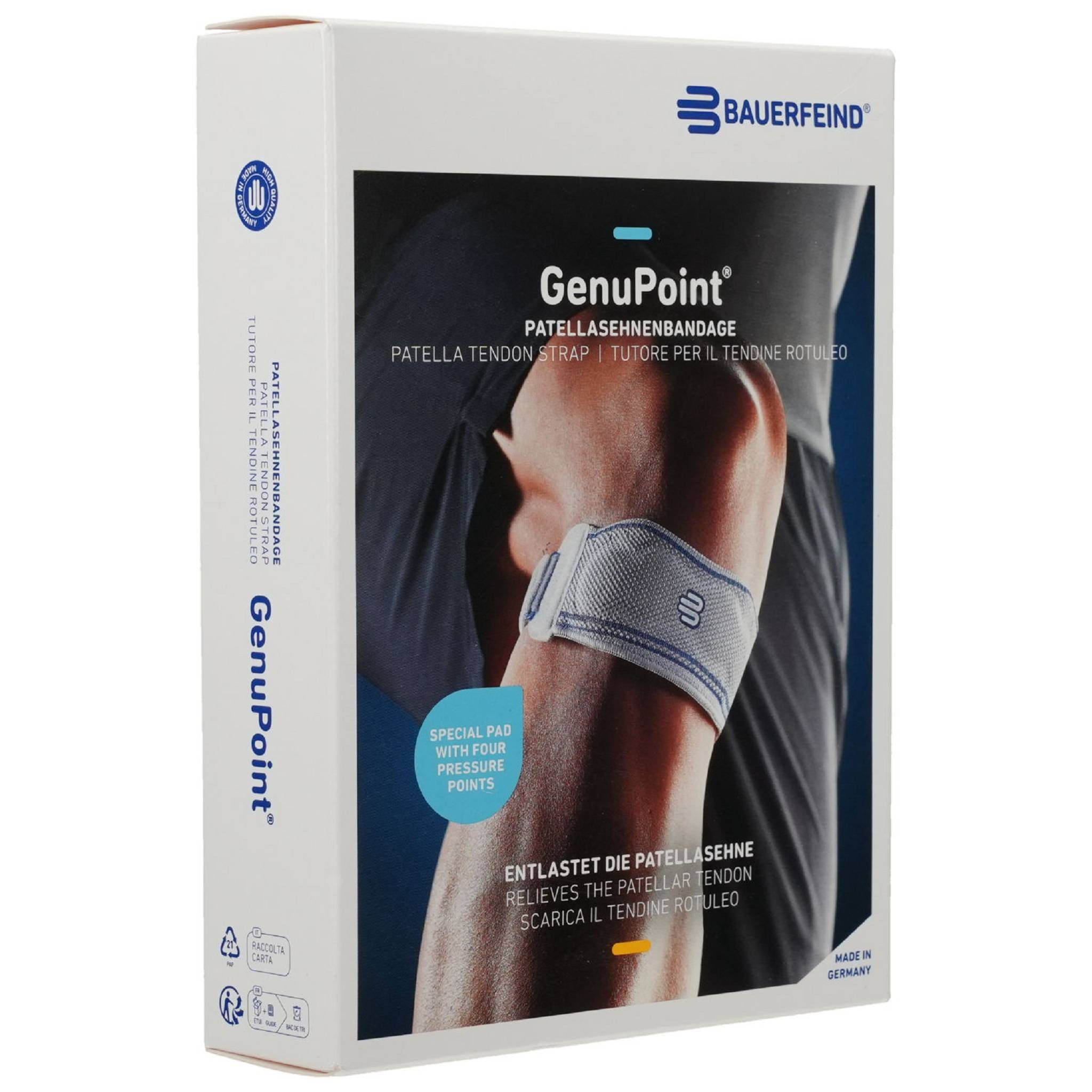 Bauerfeind Bandage GENUPOINT Patellasehnenbandage Gr.2 schwarz